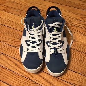 Air Jordan 6 Retro Low Ghost Green Size 13. Condition is "Pre-owned